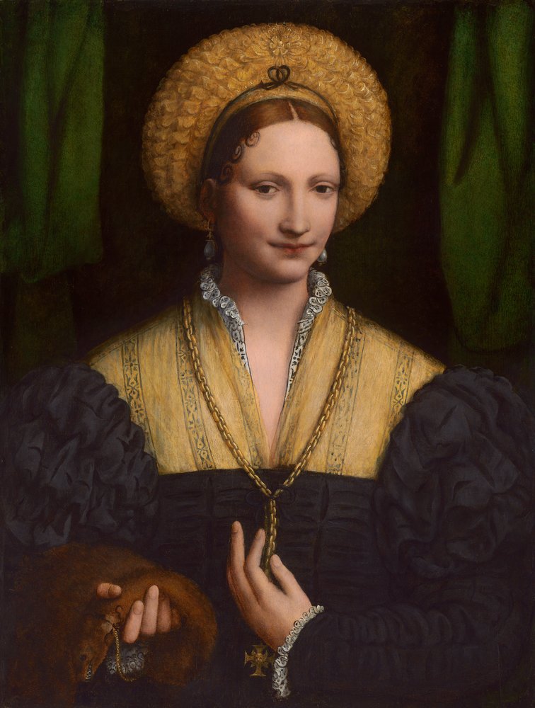 女性の肖像画、1520-1525